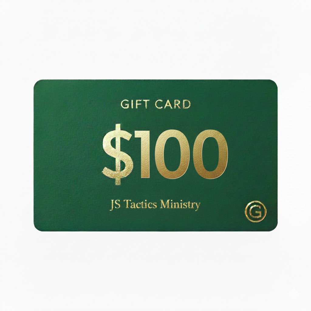 JS Tactics Ministry Gift Card | Faith-Based Christian Gifts