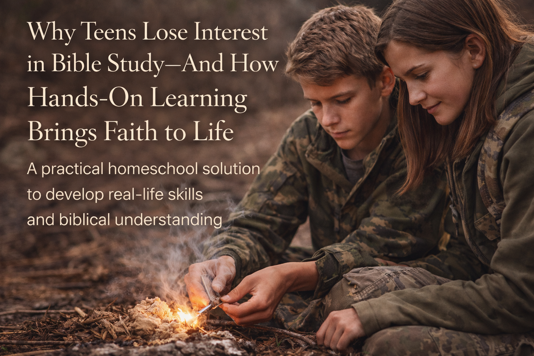 Why a Faith-Based Survival Curriculum Helps Homeschool Teens Grow Responsibility