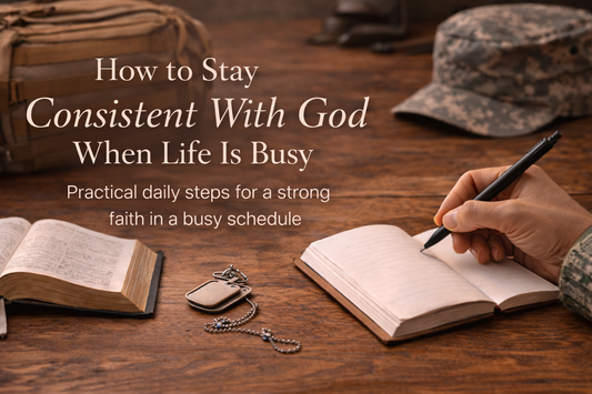 How to Stay Consistent With God When Life Gets Busy (A Simple Daily Plan)