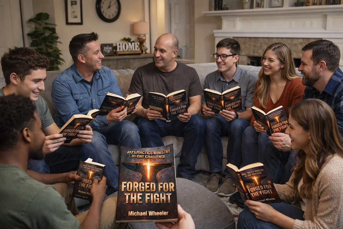 Christian Devotional Book – Forged For The Fight: 30-Day Military-Inspired Faith Challenge – Paperback