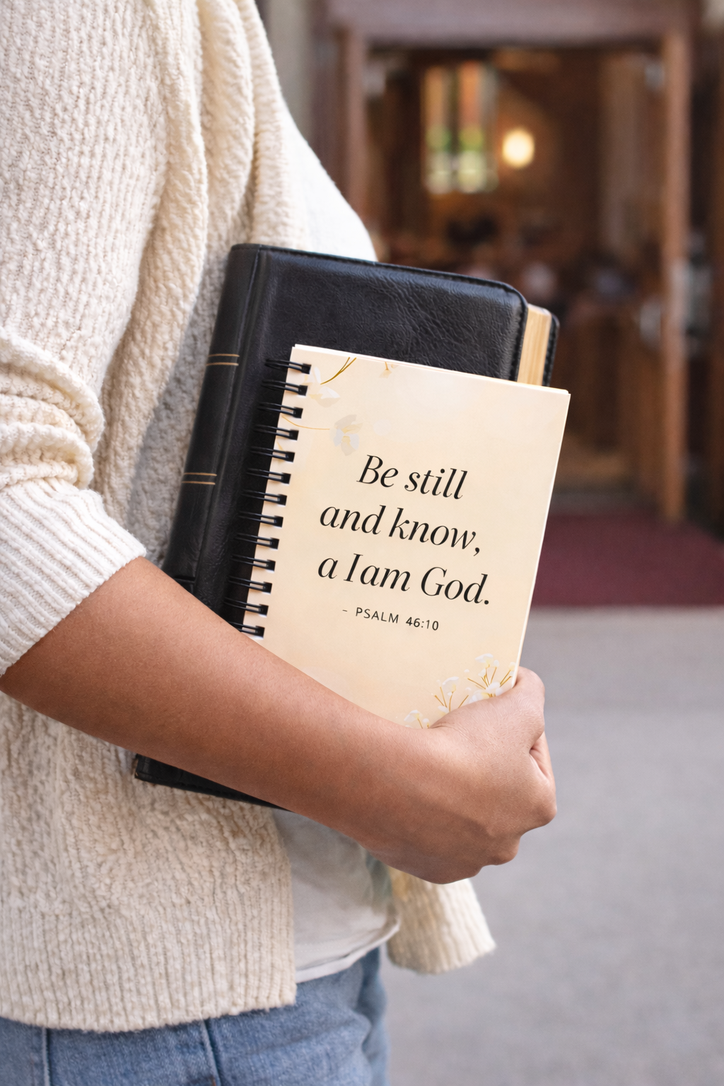 Be Still and Know Christian Journal for Women | Psalm 46:10 Spiral Notebook for Prayer, Bible Study & Daily Devotion