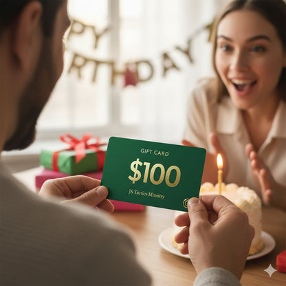 JS Tactics Ministry Gift Card | Faith-Based Christian Gifts