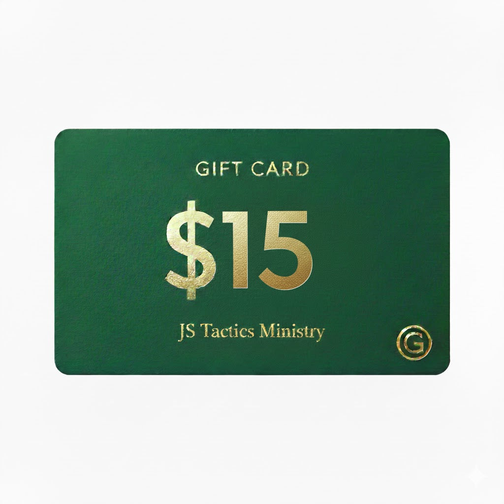 JS Tactics Ministry Gift Card | Faith-Based Christian Gifts