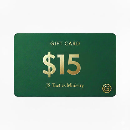 JS Tactics Ministry Gift Card | Faith-Based Christian Gifts