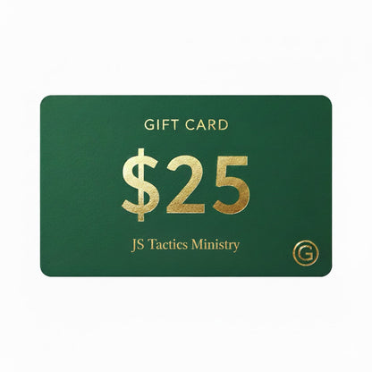 JS Tactics Ministry Gift Card | Faith-Based Christian Gifts
