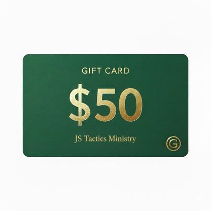 JS Tactics Ministry Gift Card | Faith-Based Christian Gifts