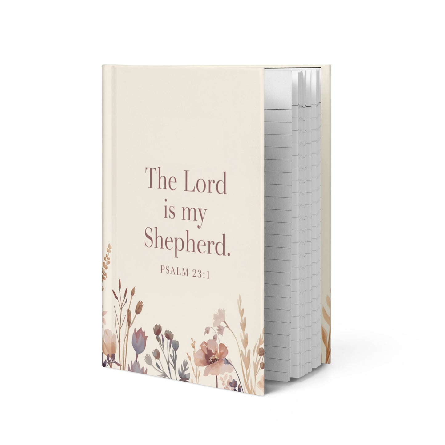 The Lord Is My Shepherd Journal Psalm 23:1 | Christian Women’s Hardcover Notebook for Prayer, Bible Study & Daily Devotion