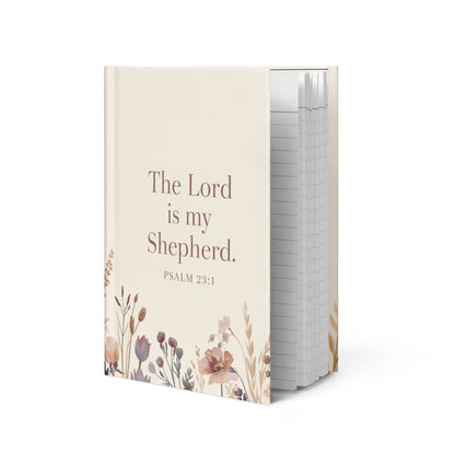 The Lord Is My Shepherd Journal Psalm 23:1 | Christian Women’s Hardcover Notebook for Prayer, Bible Study & Daily Devotion