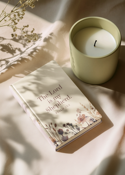 The Lord Is My Shepherd Journal Psalm 23:1 | Christian Women’s Hardcover Notebook for Prayer, Bible Study & Daily Devotion