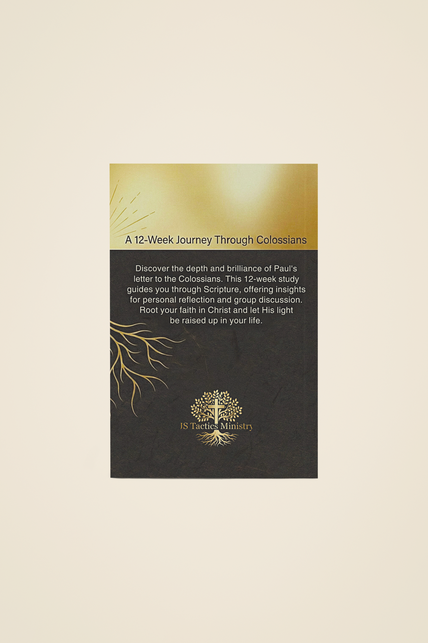 Rooted and Raised Colossians Bible Study | 12 Week Christian Discipleship Workbook for Individuals & Groups