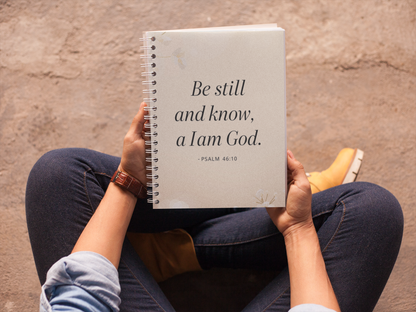 Be Still and Know Christian Journal for Women | Psalm 46:10 Spiral Notebook for Prayer, Bible Study & Daily Devotion